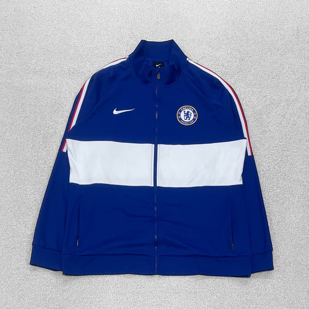 나이키 I96 첼시 트랙탑 져지 블루 화이트