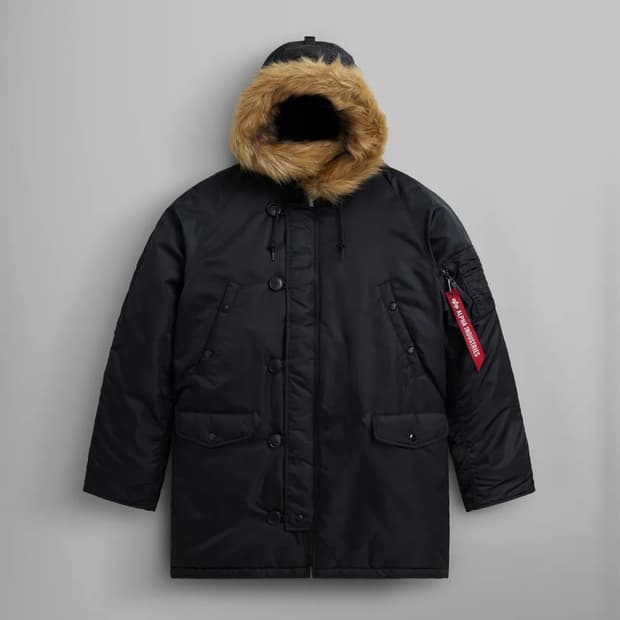 알파인더스트리 N-3B 파카 블랙 xxl