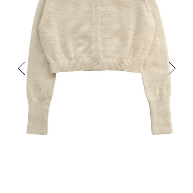 루루서울 크롭 가디건 아이보리