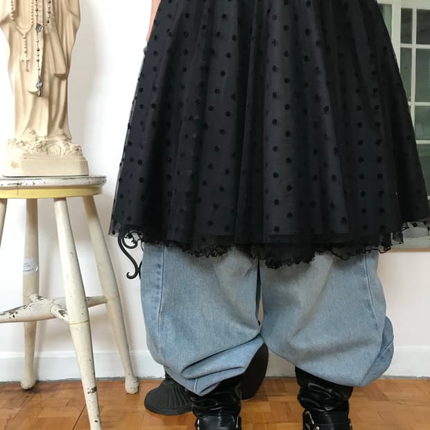 vintage dot sha one-piece