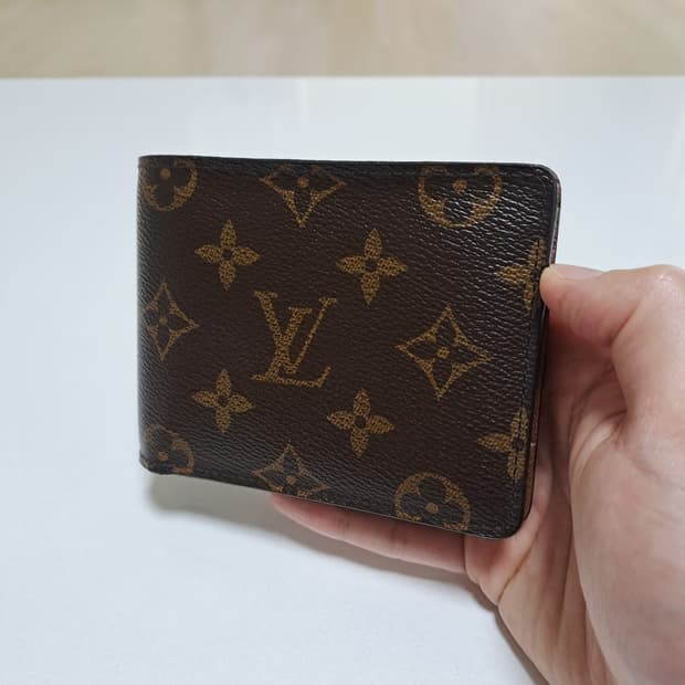 [100%/정품] 루이비통 모노그램 멀티플 반지갑, 루이비통지갑