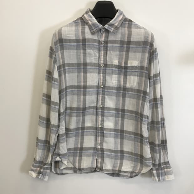 시리즈 Series 컴포트 체크린넨셔츠 [100]