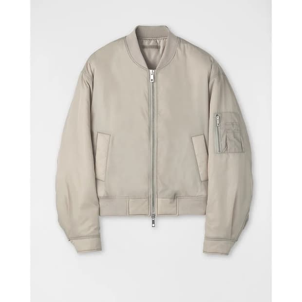 [M] 쿠어 오버핏 MA-1 크림베이지