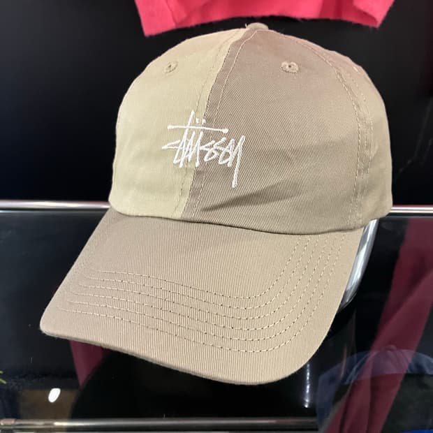 스투시 스탁 캔버스 로우 프로캡 라이트 볼캡