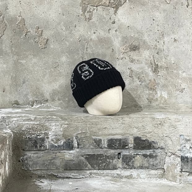 슈프림 23F/W 블랙 트위스트 비니