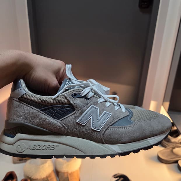 뉴발 998 그레이 실버 260사이즈 usa