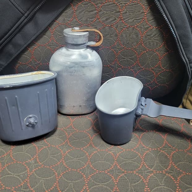 독일군 수통 세트