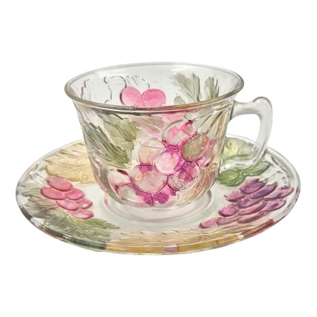 80s 오츠카 컬러 포도 잎사귀 세트 1p