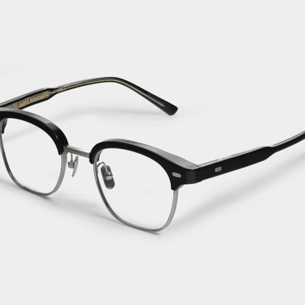 젠틀몬스터 로크01 블랙 하금테 안경