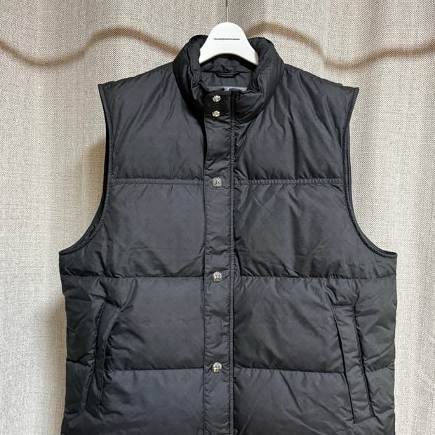 [M] 크롬하츠 스티프 V2 다운 베스트 블랙 Stiff 패딩 조끼