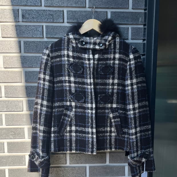 VIVA PRESTO 퍼 시어링 울 자켓 