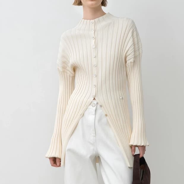 아뜰리에 나인 투웨이 롱 가디건 새제품 (아이보리) 
