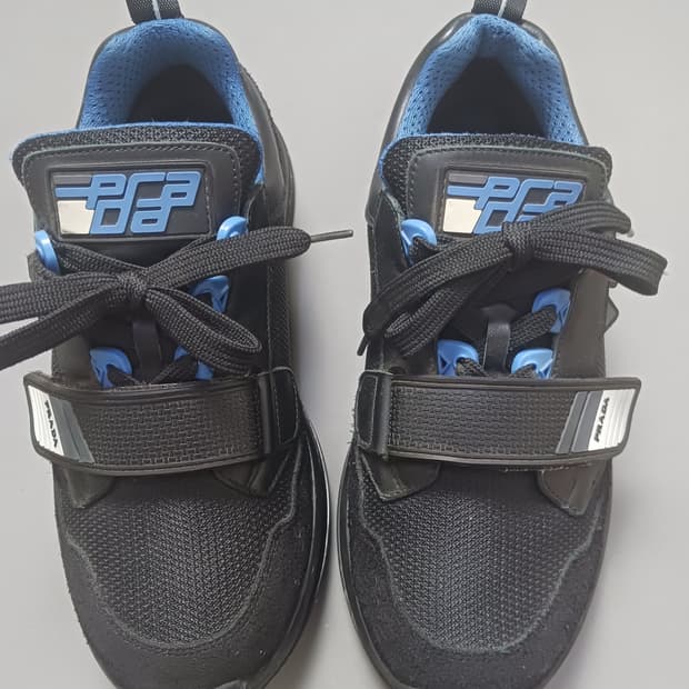 [270] 프라다 스카모시아토 벨크로 스니커즈 운동화