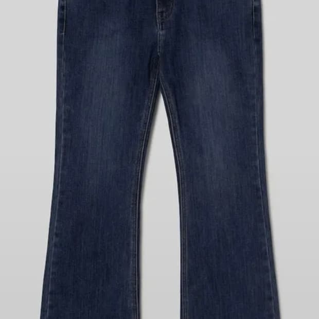 에잇세컨즈 부츠컷 이부직 기모데님 네이비(67 사이즈)