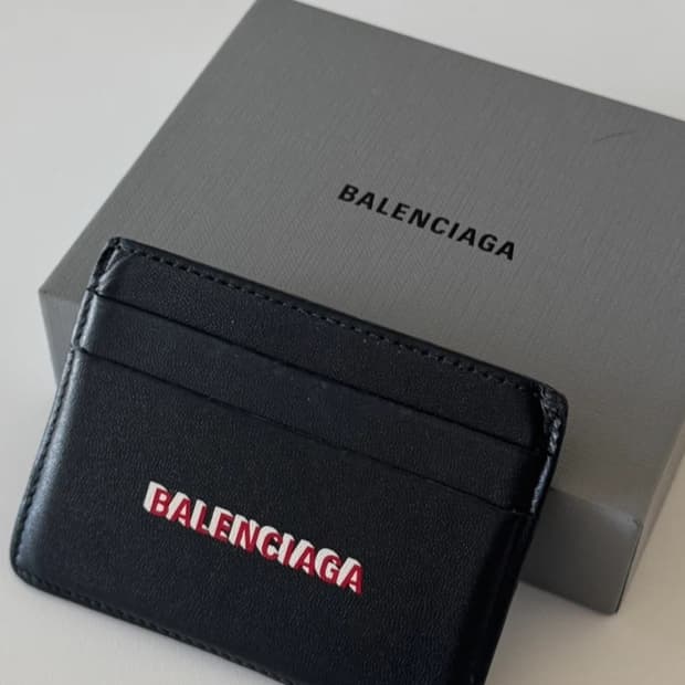 발렌시아가 카드지갑 풀박 구성 상태A급!