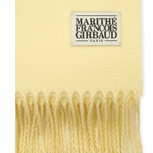 마리떼 프랑소와 저버 Classic Logo muffler yellow 