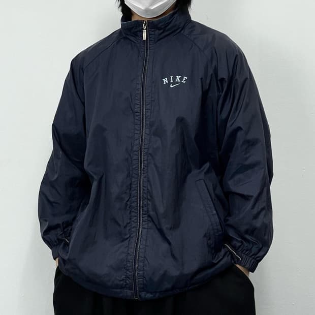L(XL) 나이키 스우시 90's 올드스쿨 바람막이