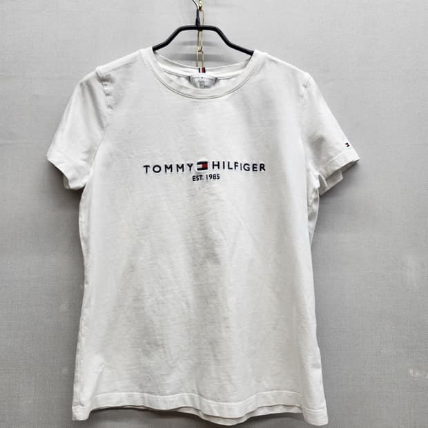 타미힐피거 빅로고 자수 반팔티 S(S)