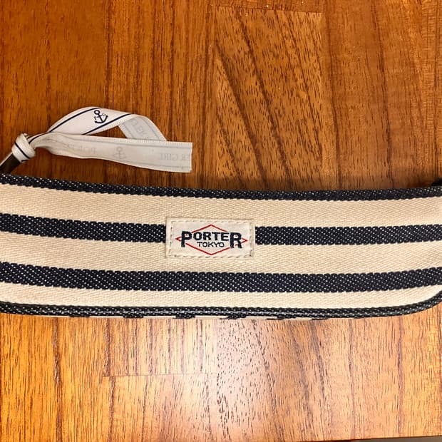 요시다포터 스트라이프 필통