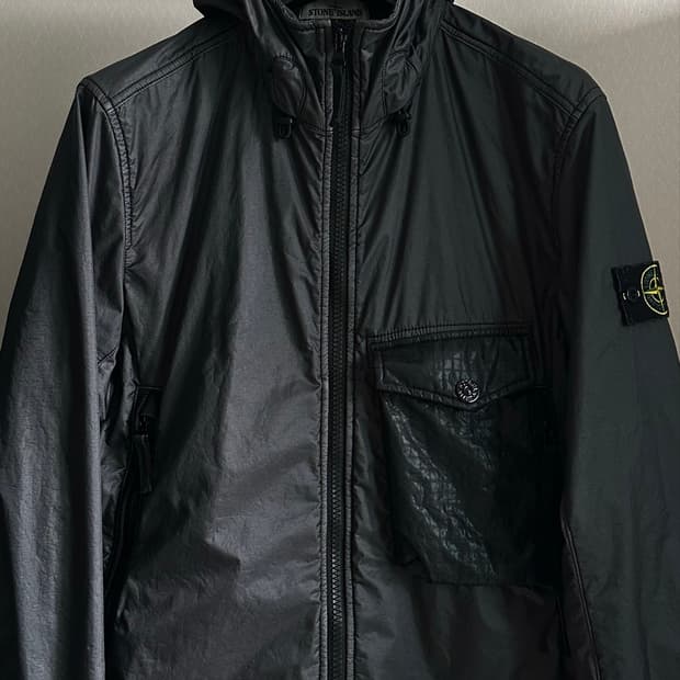 스톤아일랜드 라미 플록 벨루어 자켓 20fw M(100) 국내판