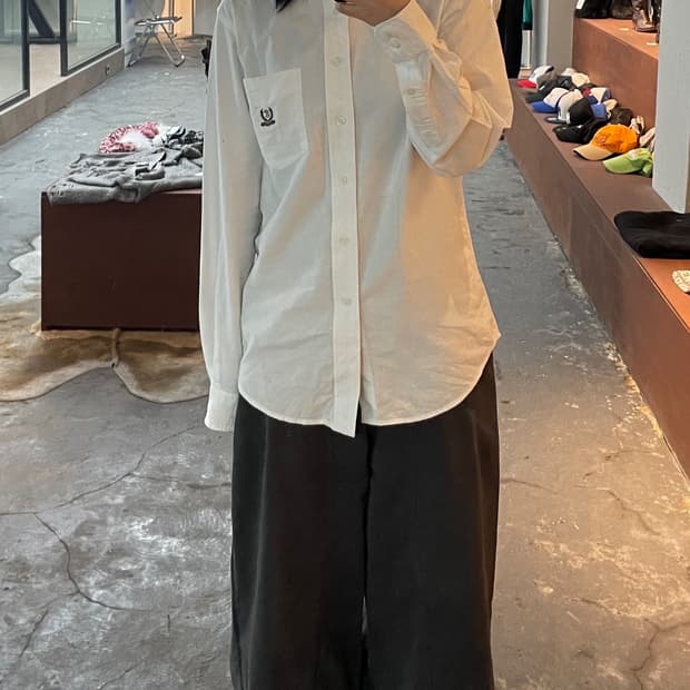 챕스 옥스포드 화이트 셔츠 H740
