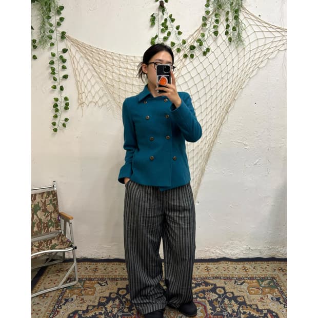 빈티지 울 혼방 자켓