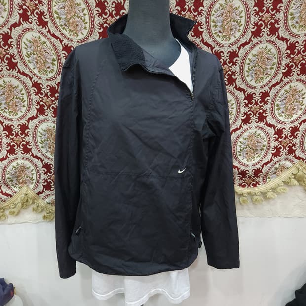  나이키 클리마핏 사선지퍼 웜업 아노락

