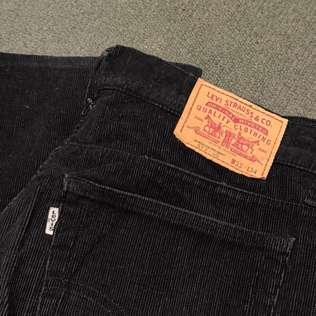 90s 리바이스 517 코듀로이 부츠컷 팬츠