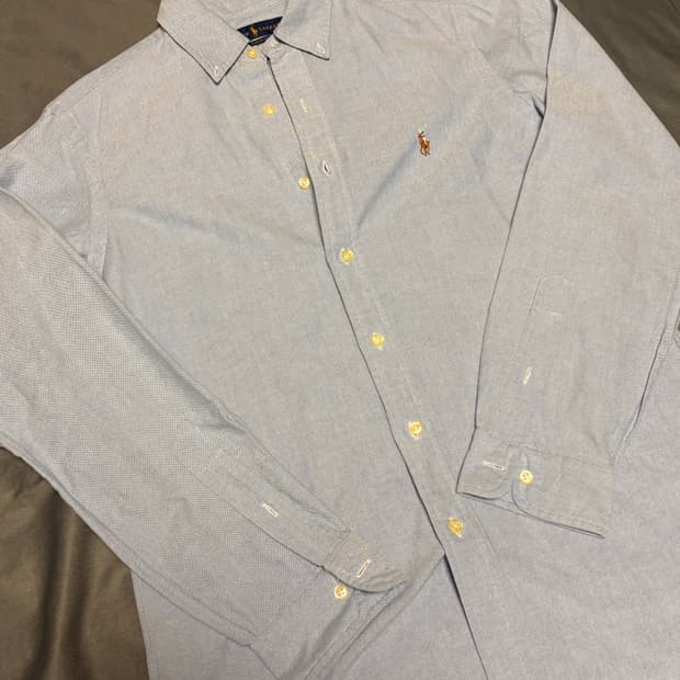 폴로 랄프로렌 하늘색 옥스퍼드 셔츠