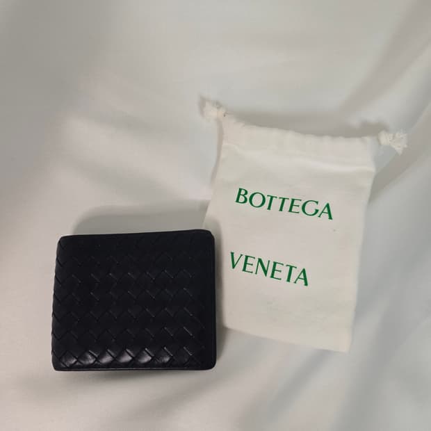보테가 베네타 반지갑 네이비