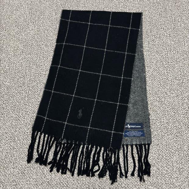 [택포,램스울80] 폴로 랄프로렌 이태리 머플러 목도리 [A+]