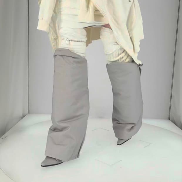 (245) 25AW 모듈웻지힐 + 디테쳐블 오버레이 - 롱 / 블랙