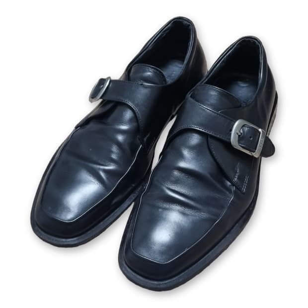 HUGO BOSS 이탈리아제 본가죽 몽크스트랩 260