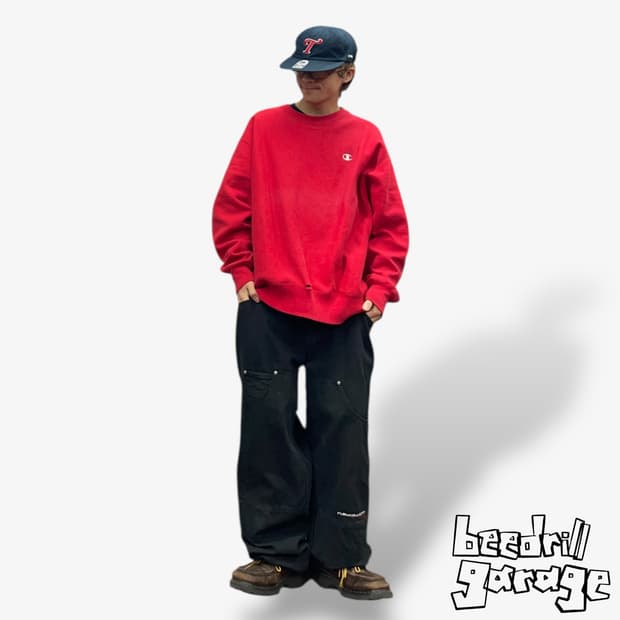 후부 더블니 워크팬츠