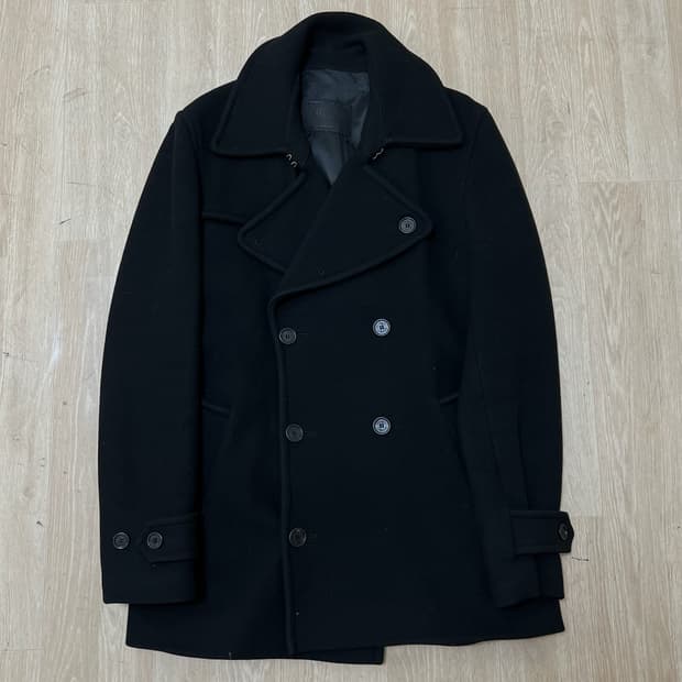 알레그리 남성 클래식 울 더플 코트 48 