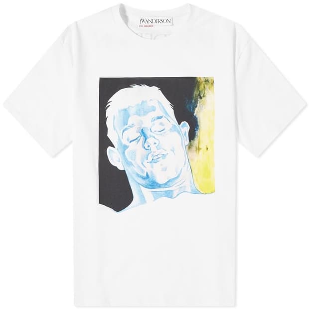 JW 앤더슨(JW Anderson) 오버사이즈드 프린티드 페이스 티셔츠