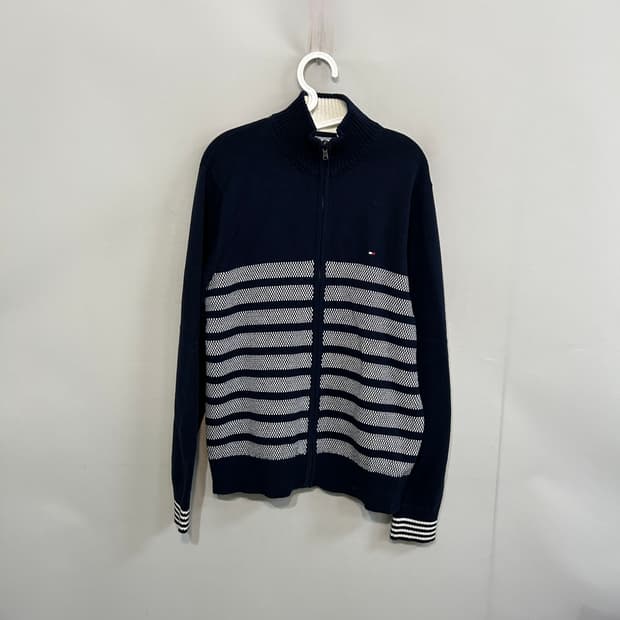 타미힐피거 남성 니트 집업 M 100