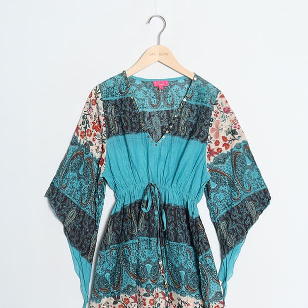 O L L Y London 3/4 Sleeve Ethnic Blouse
