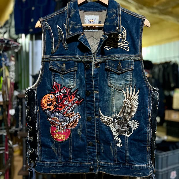 빅할리 워싱청 조끼 