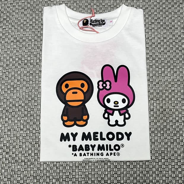 Bape baby milo x My Melody t-shirts S
