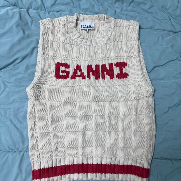 가니 니트조끼 xs