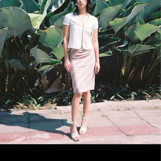 Nuuanu - Karin Skirt_Dry Rose