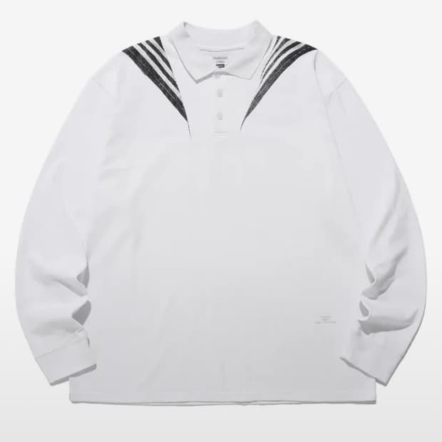 나이스고스트클럽 세일러 빅 피케 롱슬리브 티셔츠