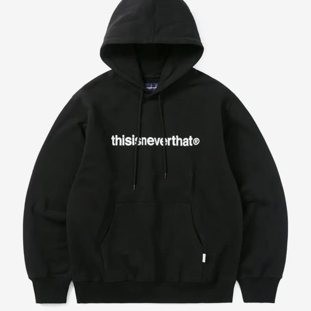 디스이즈네버댓 후드티 블랙
