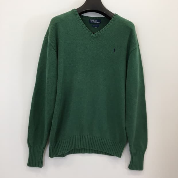 폴로 랄프로렌 올드스쿨 가먼트 코튼니트 110 그린 