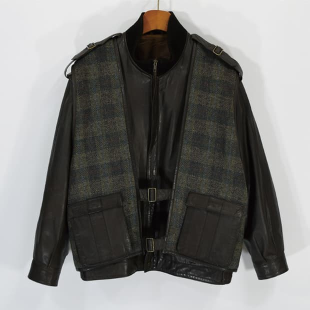 Luciano Barbera 레더자켓