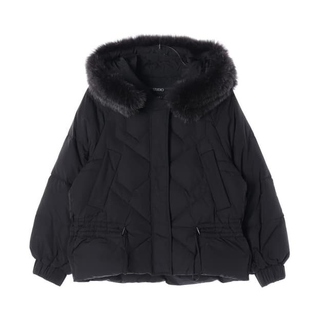 LAP STUDIO 폭스퍼 덕다운 패딩 