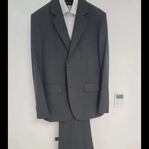 마마가리 3D WOOL 똘레뇨 정장 셋업 차콜 48/34