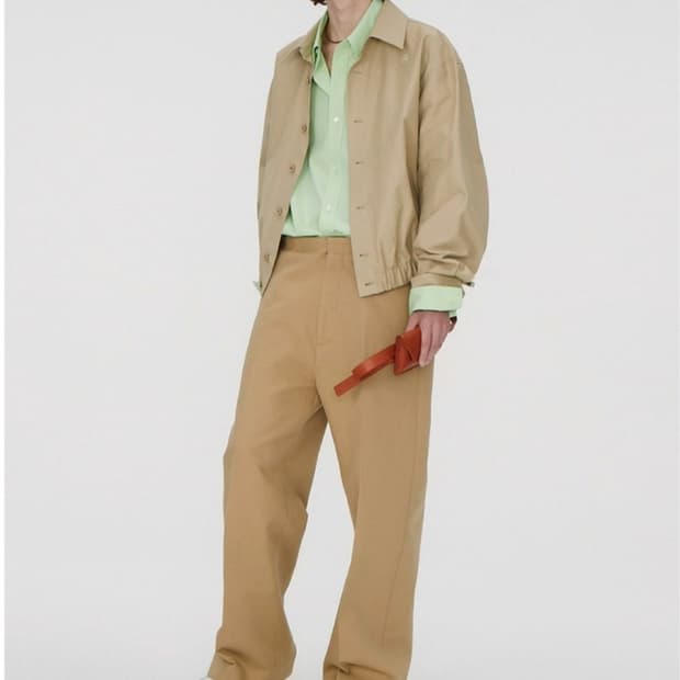 렉토 테니스 셔츠 블루종 자켓