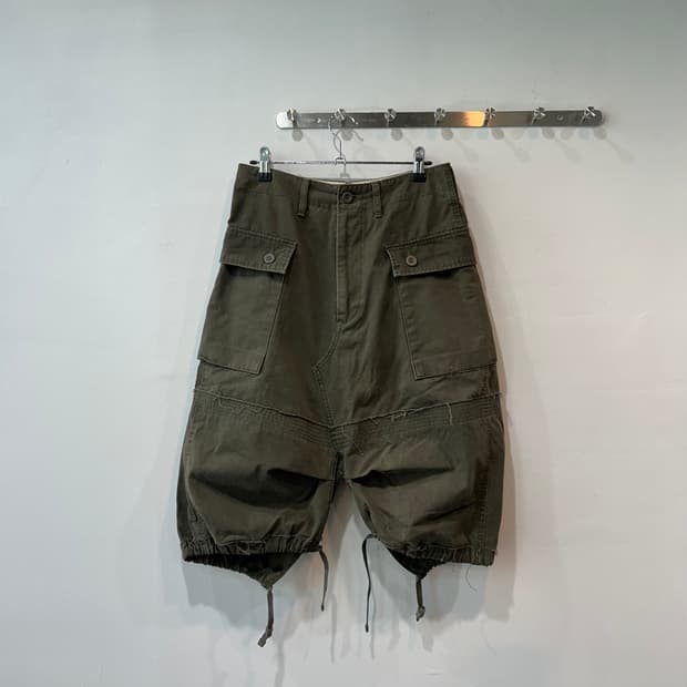 밀리터리 카고 스트링 스커트
